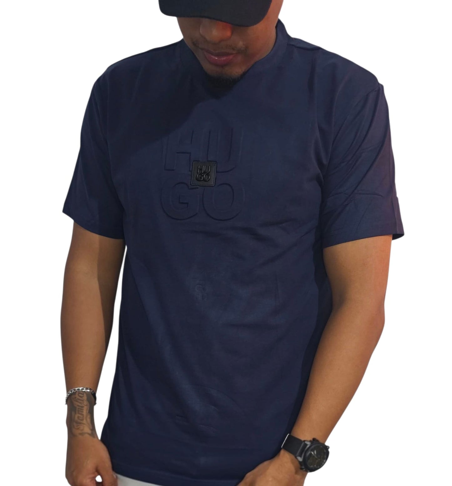 Camiseta Hugo Boss Azul oscuro