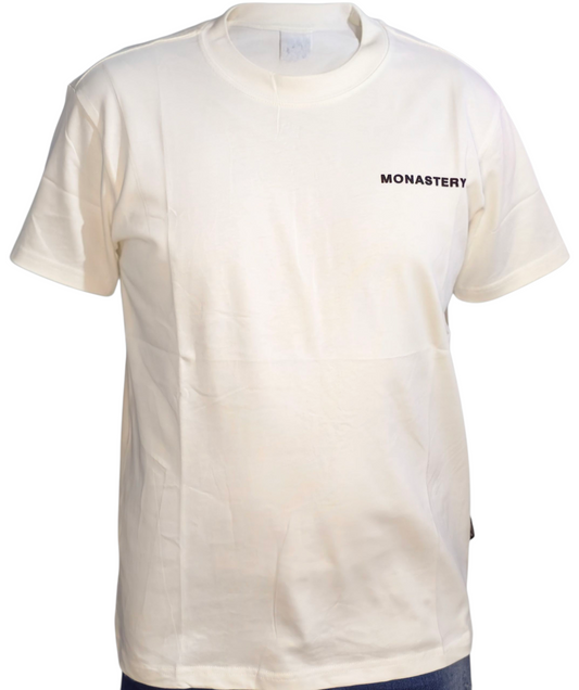Camiseta Blanco/ Negro  Monastery