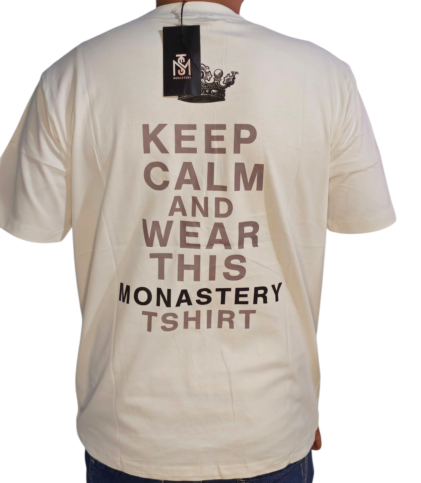 Camiseta Blanco/ Negro  Monastery