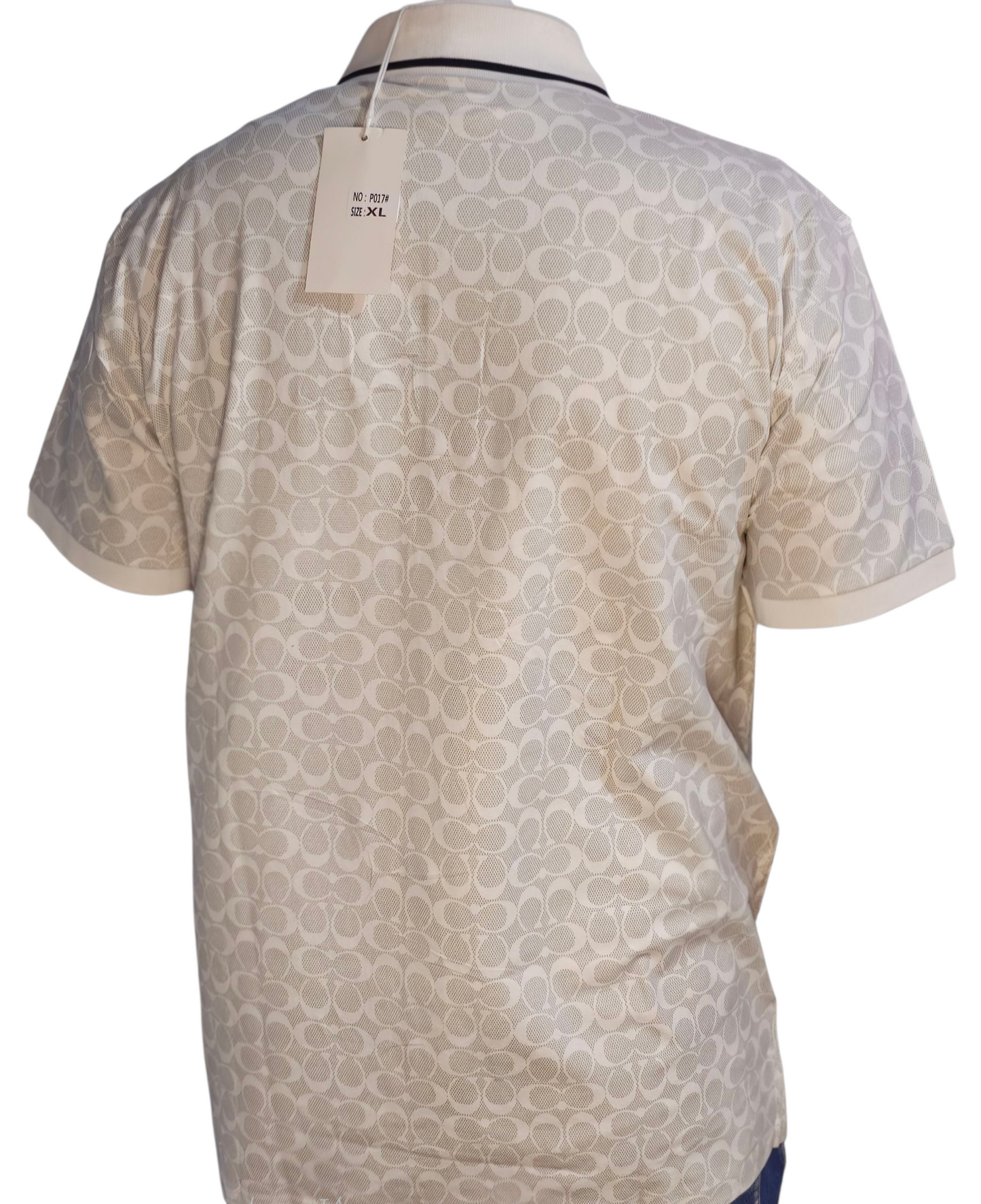 camiseta Polo Blanca Coach