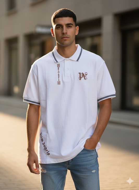 camiseta polo blanco