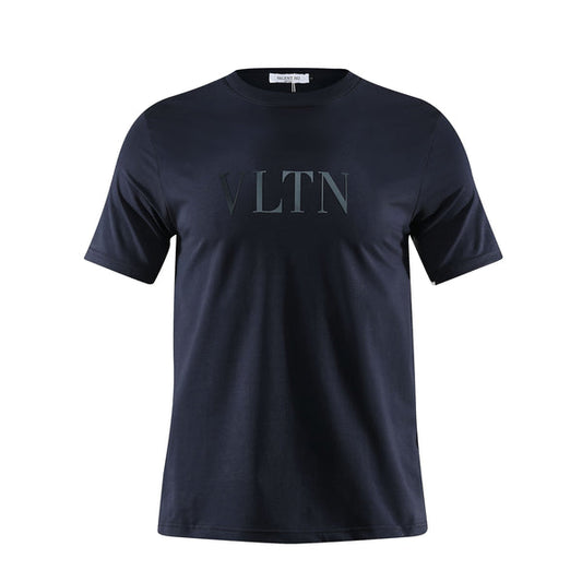 camiseta azul oscuro valentino