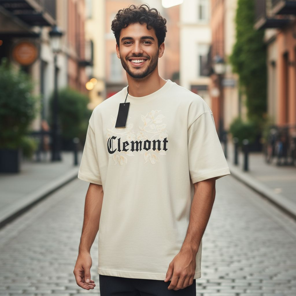 Camiseta Clemont algodón: estilo moderno y comodidad casual